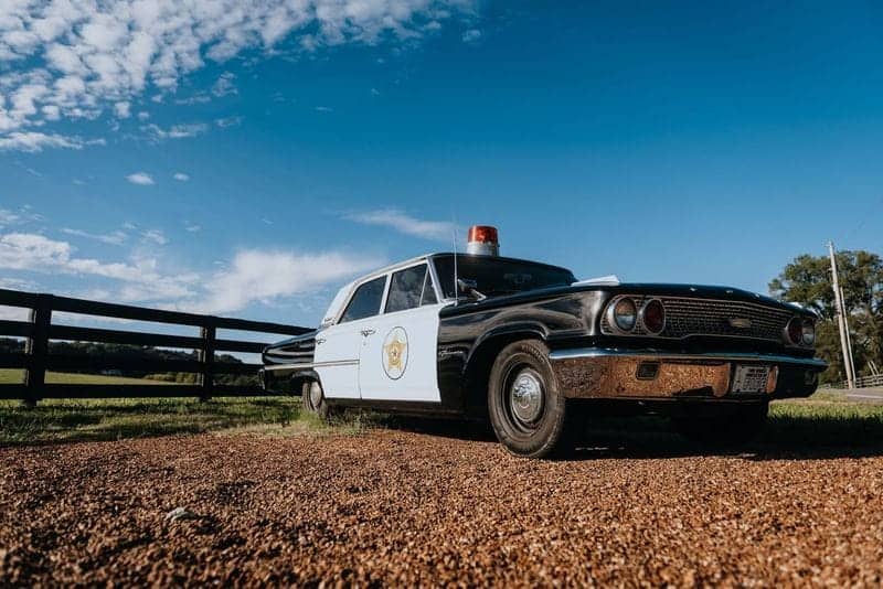 Old police car.