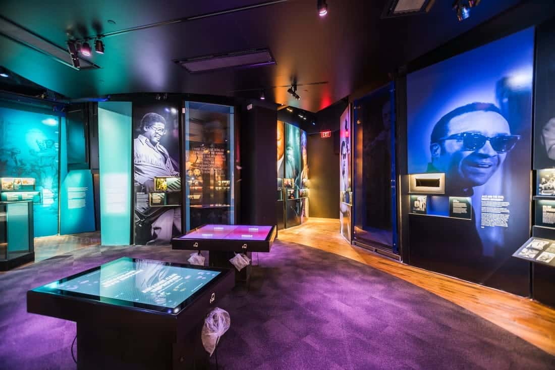 Inside the National Museum of African American Music Museum.