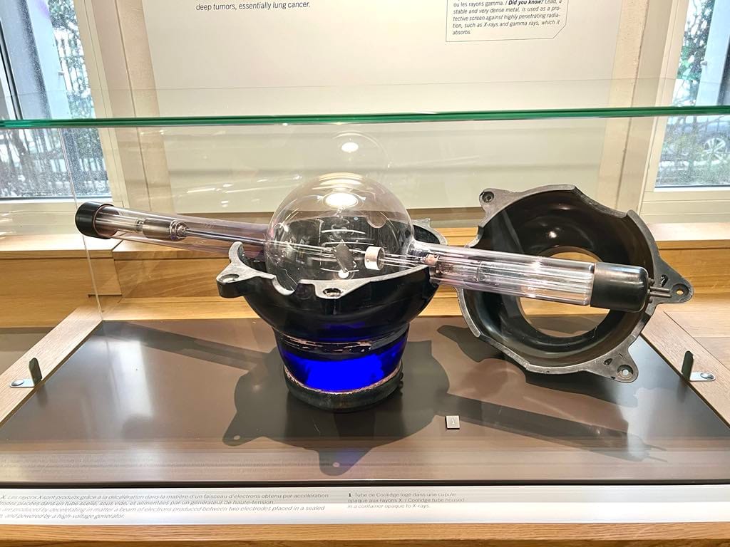 A scientific gadget at the Marie Curie Museum.