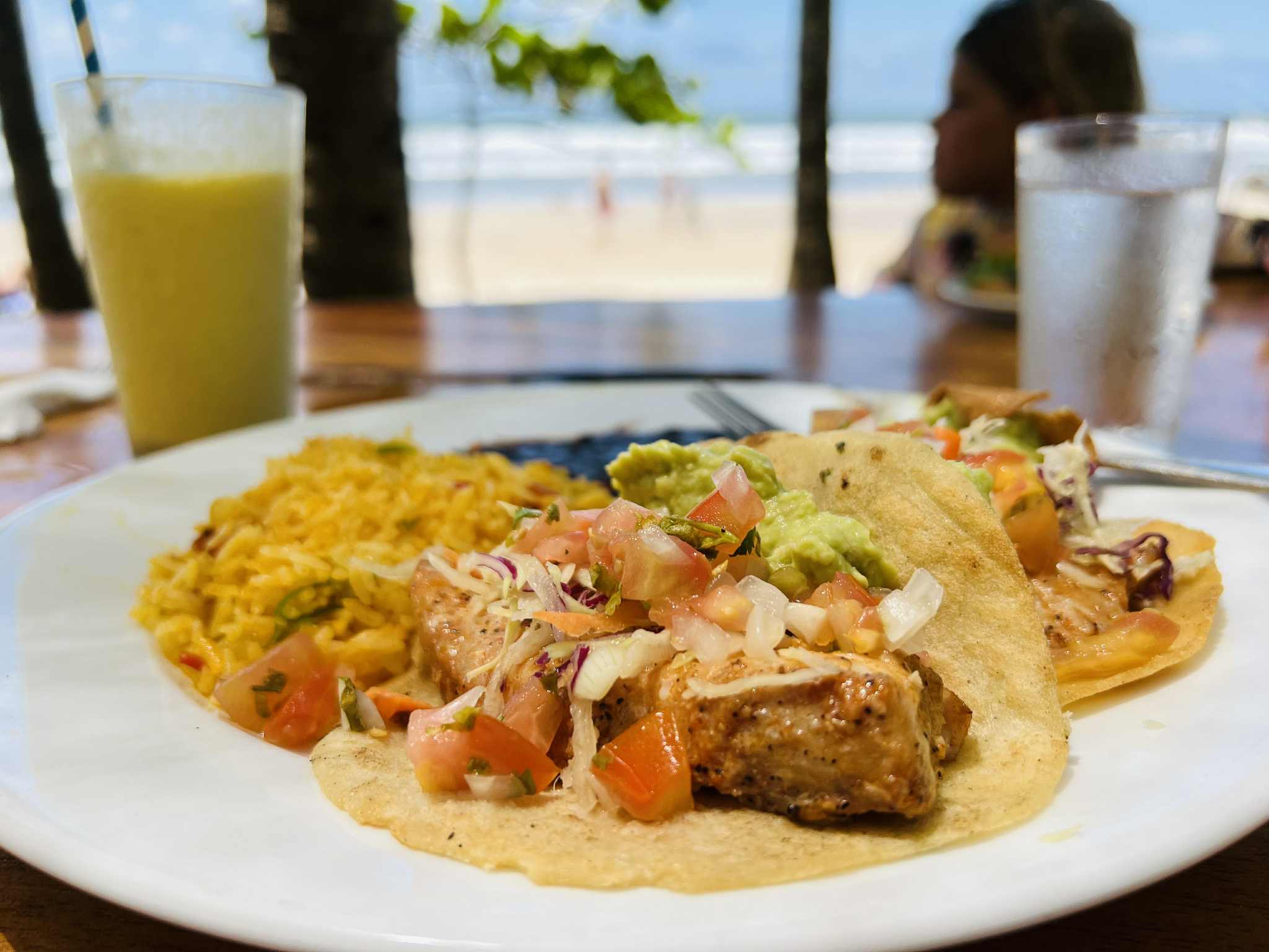 A view of the food at Lola's.