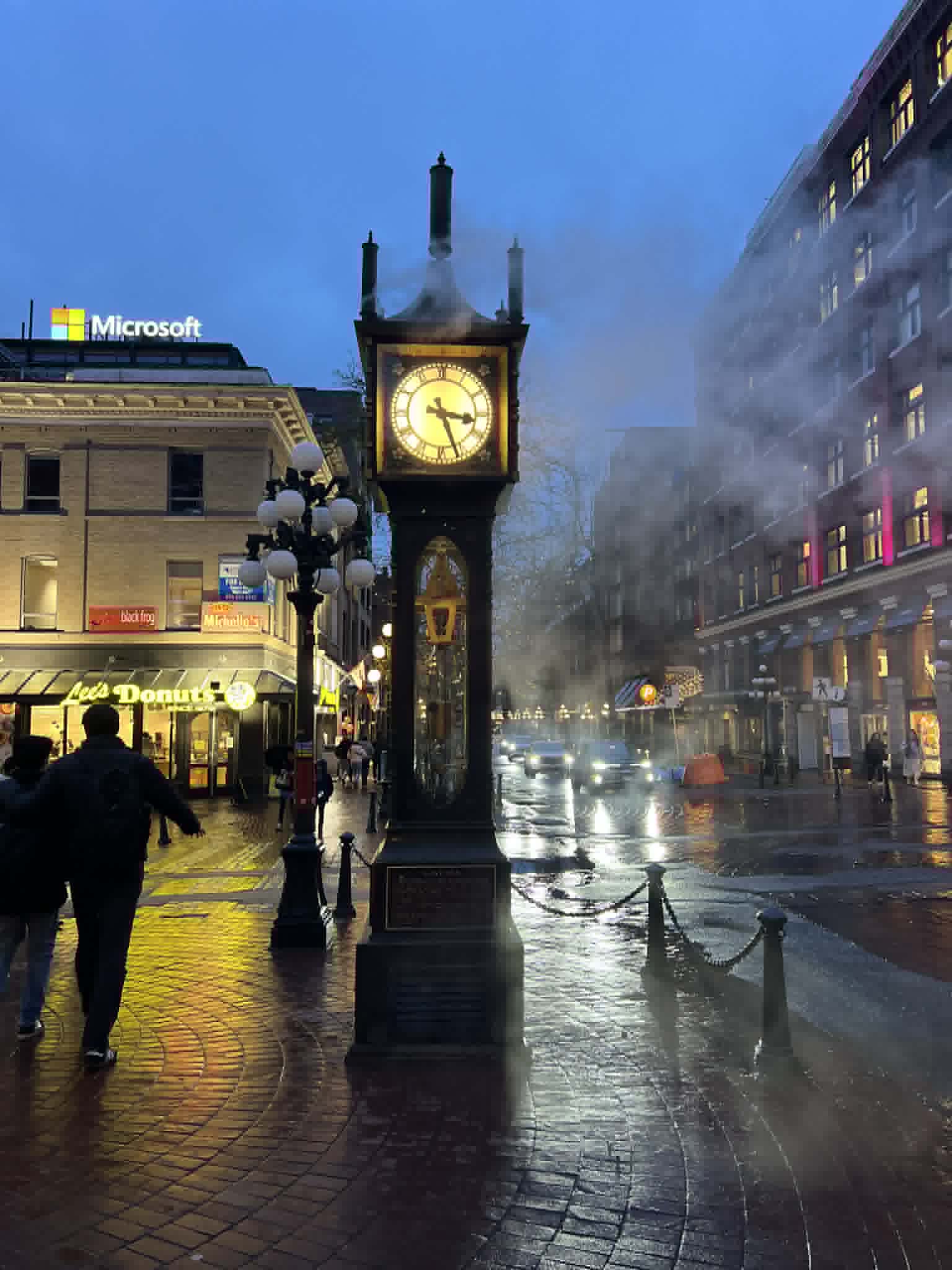 Steam clock in Gastown, Vancouver.