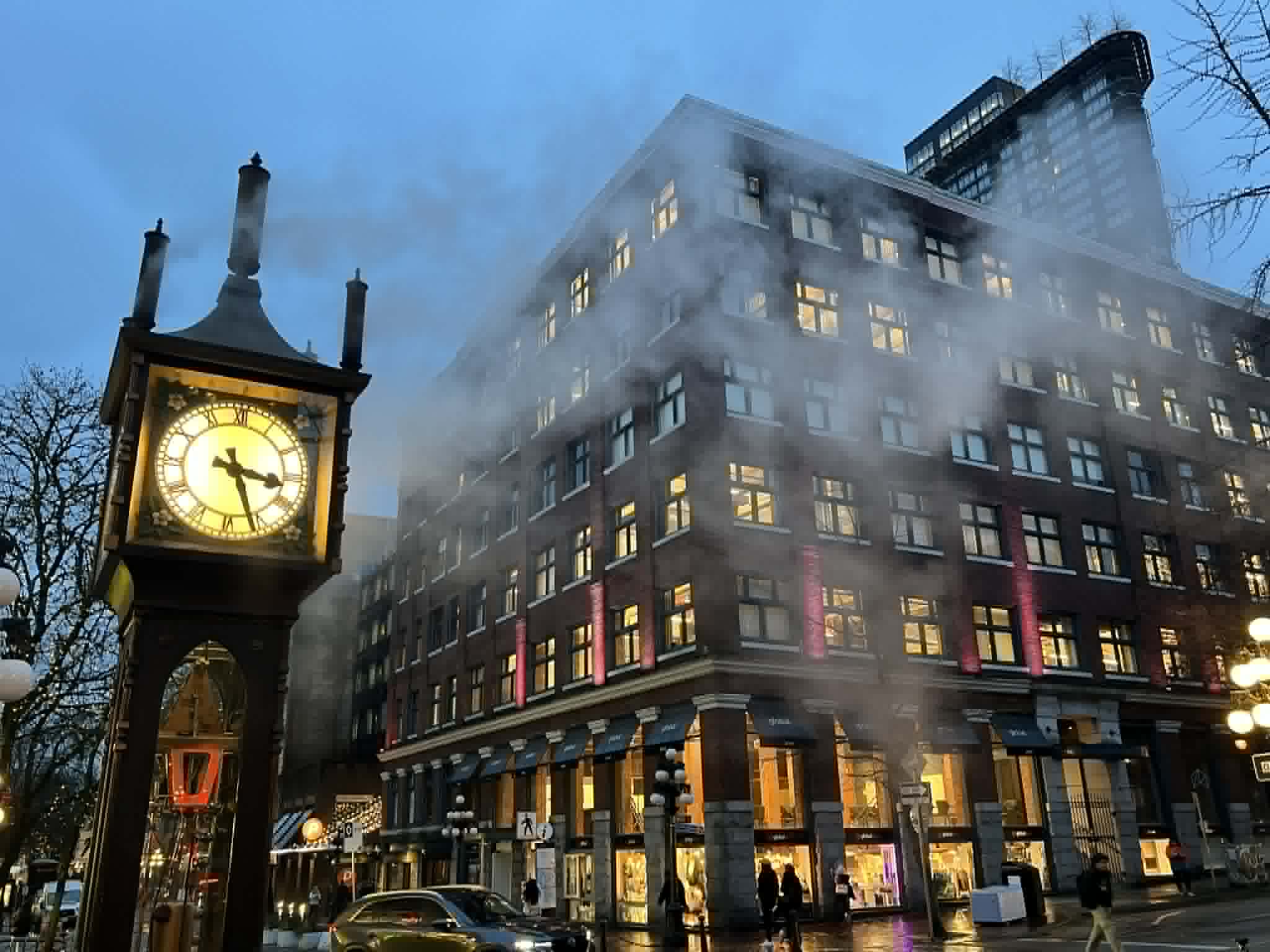 The steam clock in Gastown, Vancouver.