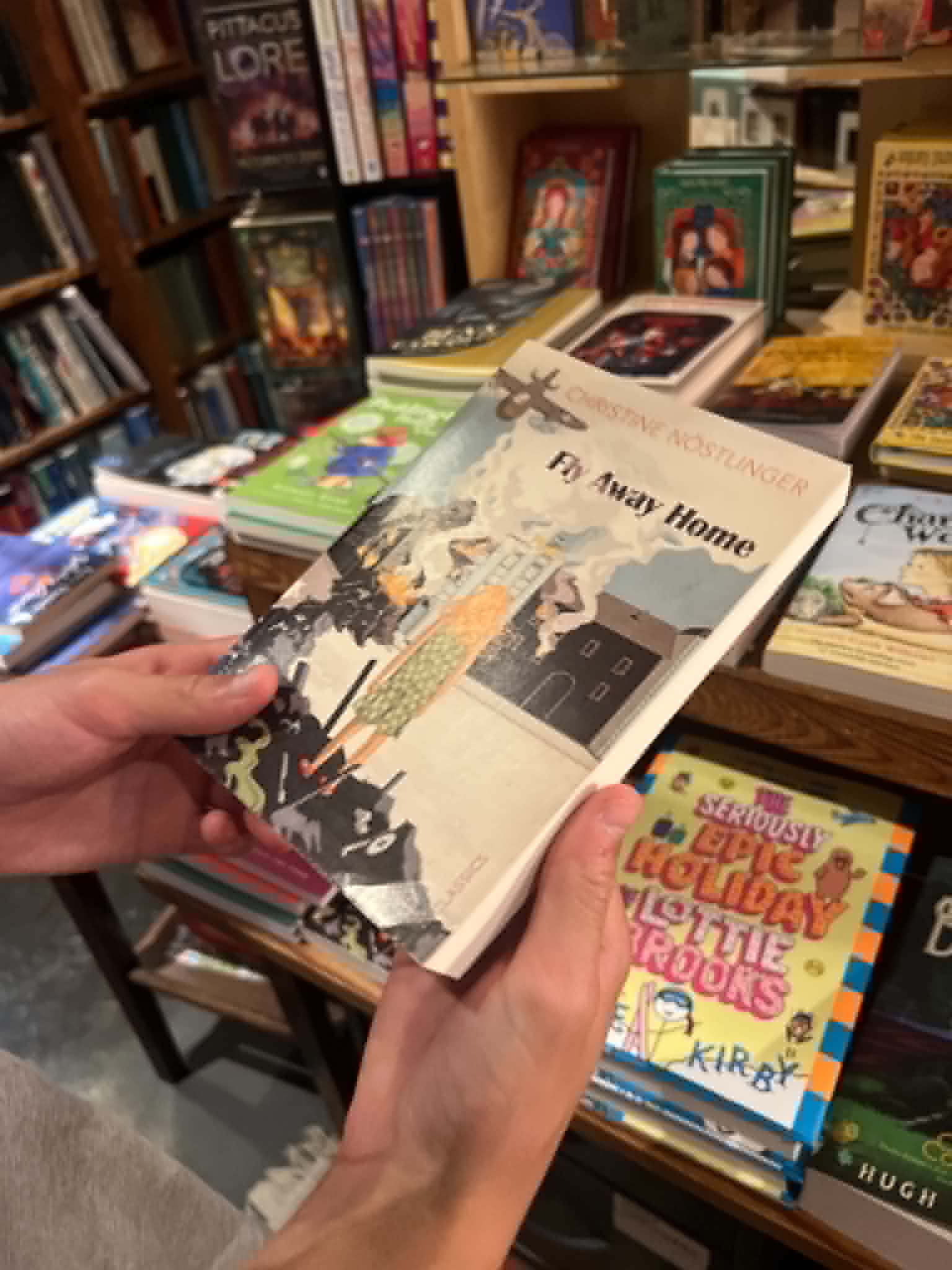 Book called Fly Away Home.